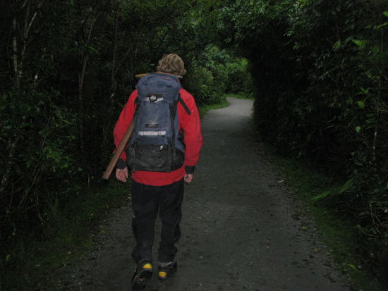 Unser Guide Jason auf dem Weg zum Gletscher.