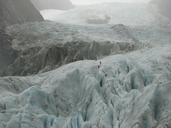 Ein paar andere Wanderer im ewigen Eis.