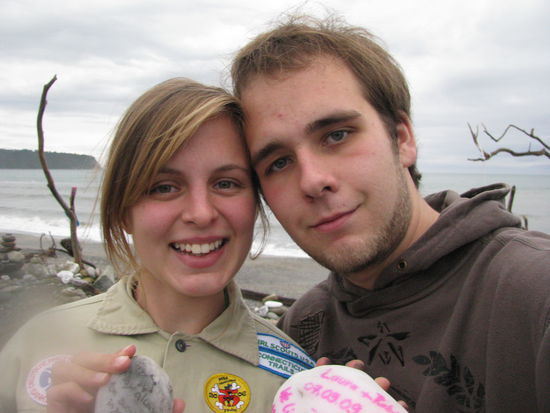 Mit unseren Steinen.