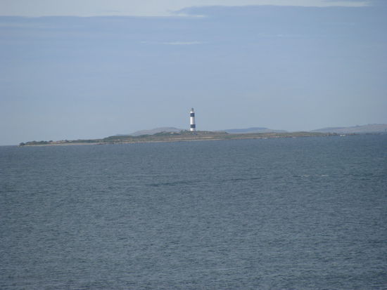 Das ist Dog Island und hintendran liegt Ruapuke Island.