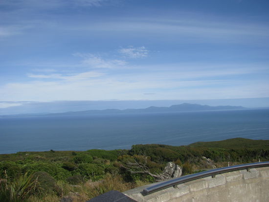 Die Aussicht vom Bluff Hill.