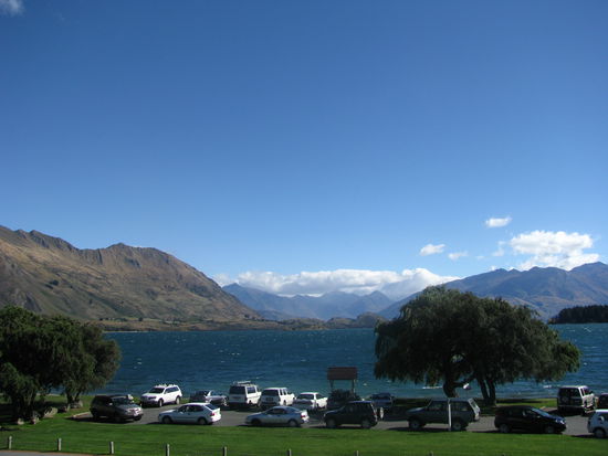 Schon eine schöne Sicht beim Arbeiten.