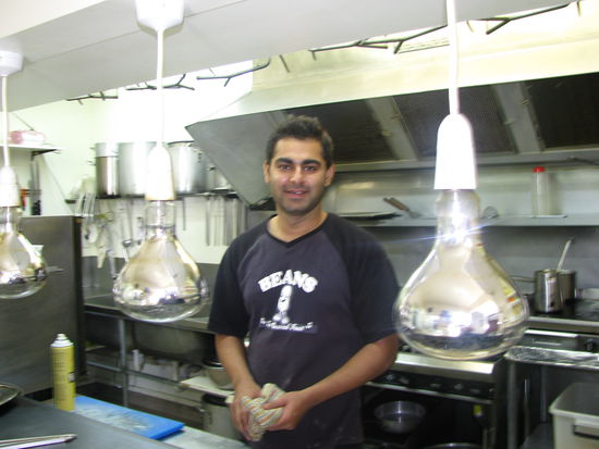 Sharan, ein Koch im Reef.