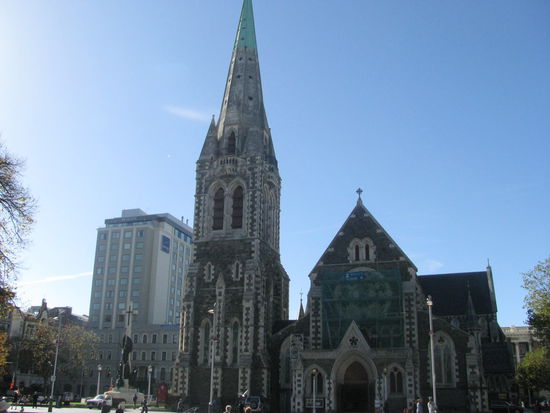 Die Kathedrale am Cathedral Square.