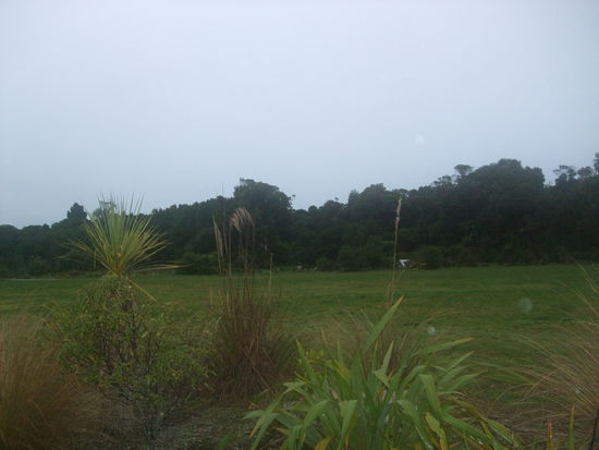 Der Camping-Platz, fast leer.