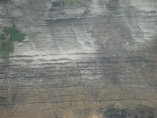 Herangezoomt - So erkennt man die Riffelung ganz gut.
