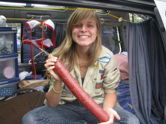 Unsere Hirschsalami!