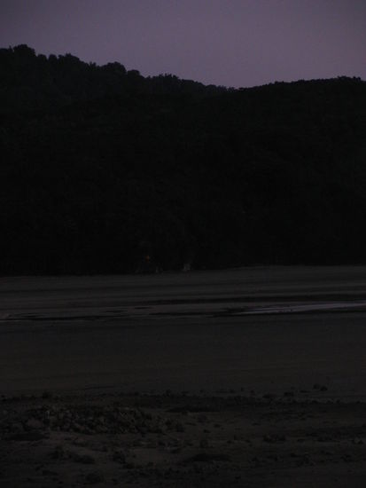 Man kann den orangenen Punkt wo wir hinmussten sogar auf dem Bild erkennnen wenn man genau hinschaut. 