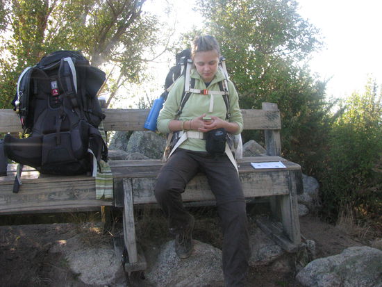 Laura brauchte des öfteren eine Pause.