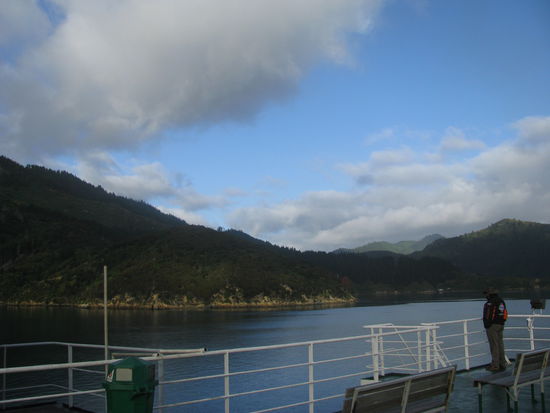 Die Fahrt war zwar schön, aber es war sehr windig.