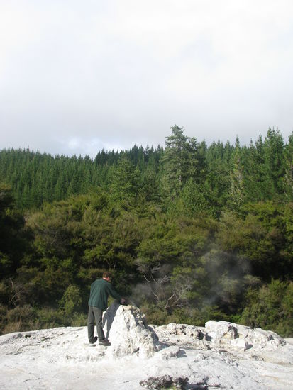 Und schon lag die Seife drin.