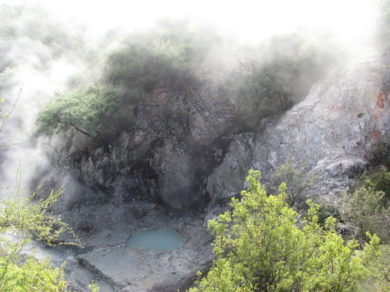 Das dort unten ist der Wetterpool.