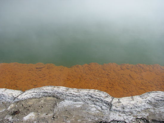 Der Rand des "Champagne Pool".