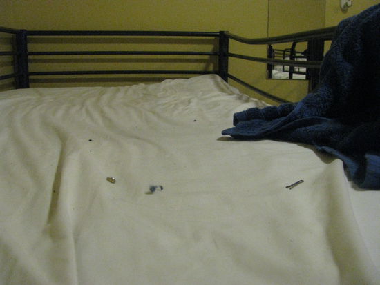 Craig sei dank bekamen wir ein neues Zimmer!