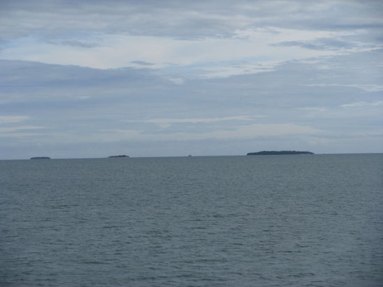 Die ersten Inseln kamen in Sicht!