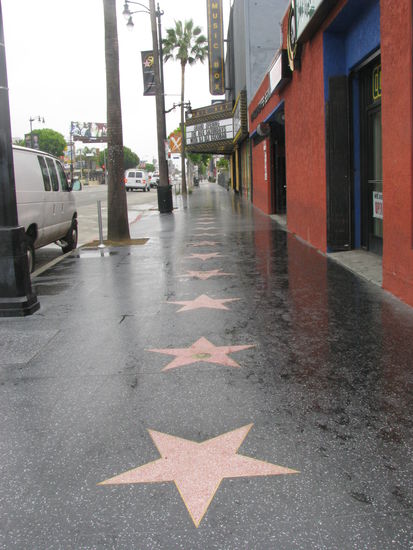 Der "Walk of Fame".
