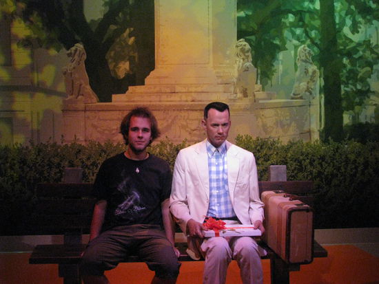 Robin mit Forrest Gump.