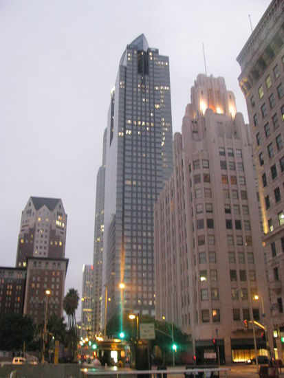 Die Skyline von Los Angeles.