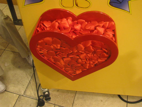 Eines dieser Herzen bekam er noch.