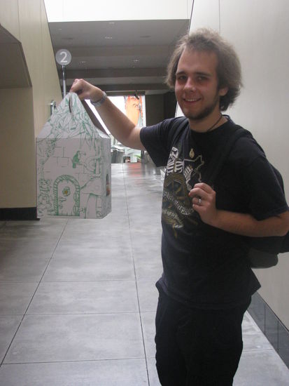 Und verpackt im Haus.