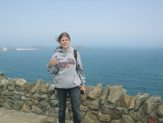 Sehr windig, wie immer.