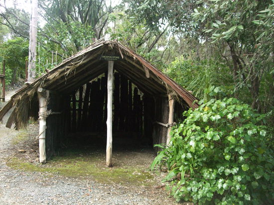 Kleineres Lagerhaus.