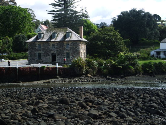 Das aelteste Steinhaus Neuseelands.