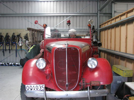 Altes Feuerwehr Auto.