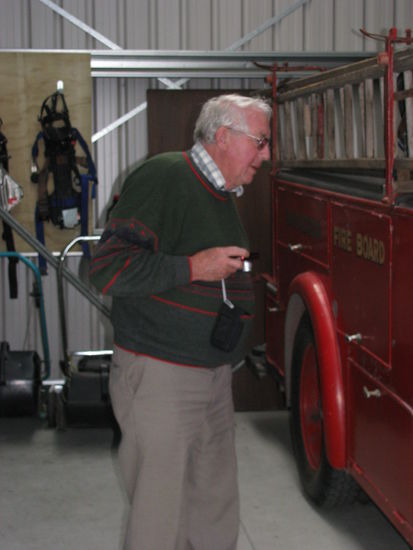 Auch unser Host Robin zeigte grosses Interesse.