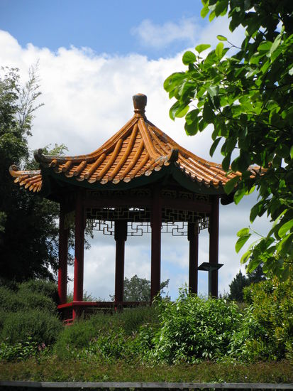 Im chinesischen Garten.