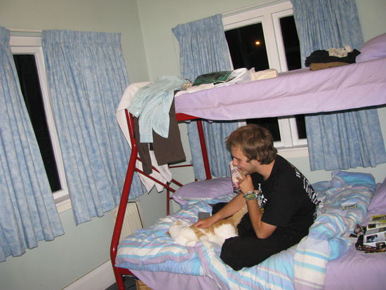 Und wollte natuerlich gestreichelt werden.