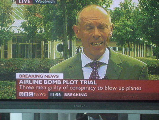 Sehr beruhigend vor dem Abflug.