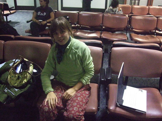 In der Wartehalle von L.A..