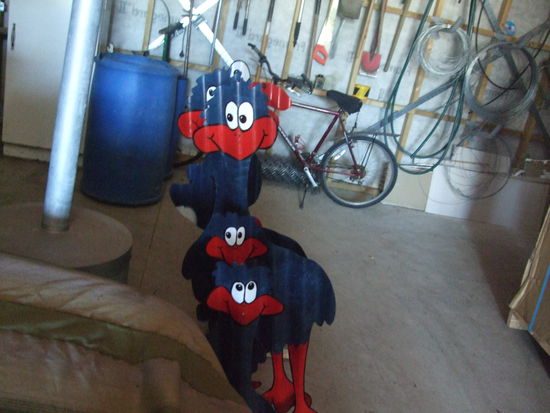 Pukekos! So aehnlich sahen unsere am Ende auch aus!