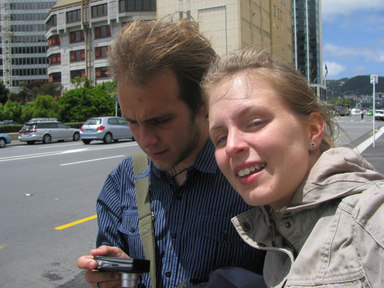 Wellington, wie immer sehr windig.