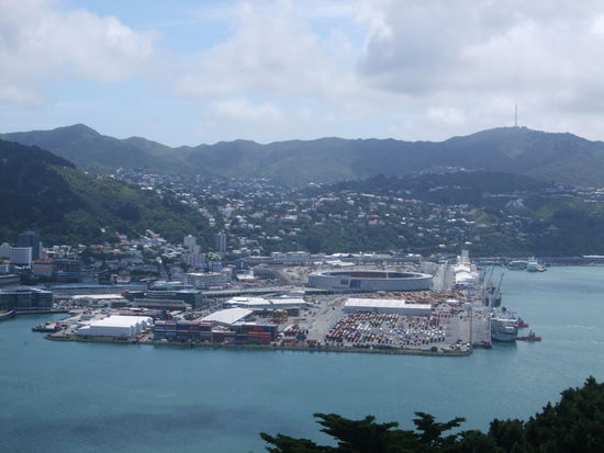 Das Westpac Stadium, in dem ab und an auch mal die All Blacks spielen.