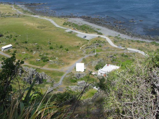 Vom Leuchtturm aus aufgenommen. So weit mussten wir die Treppen hochgehen.