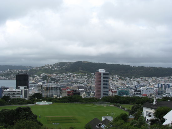 Ein schöner Ausblick auf Wellington.