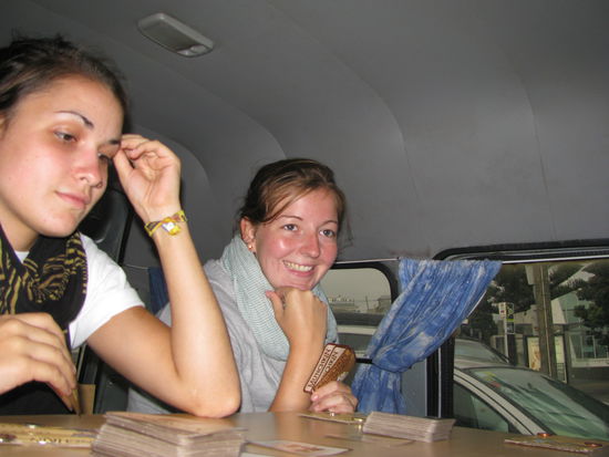 Sabine durchaus schon sehr muede.