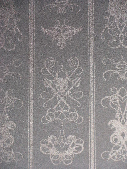 Die Tapete war echt passend.