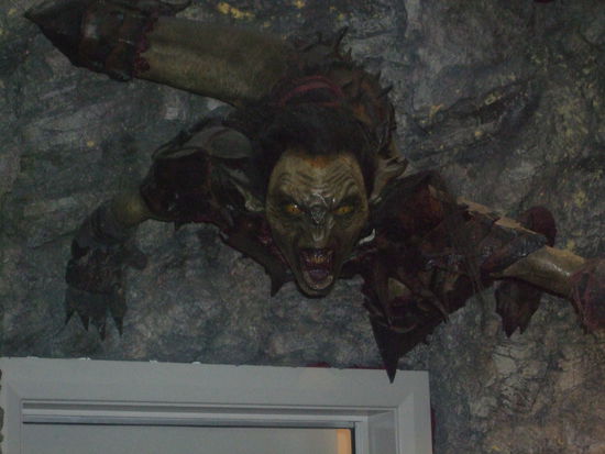 Ein Moria Goblin an der Decke.