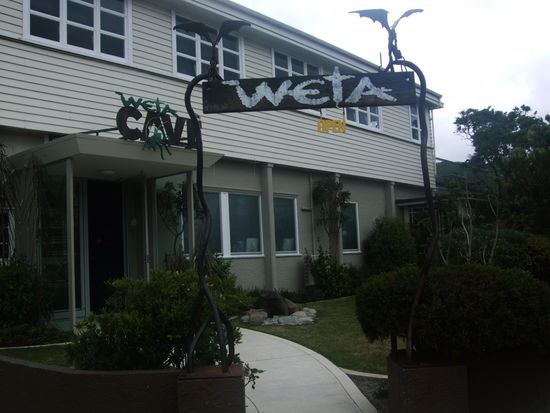 Die Weta Cave von aussen.