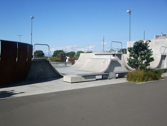 Und ein Skatepark, Wellington tut was fuer seine Jugend!!!