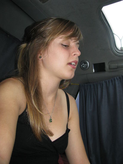 Laura hatte immer die Augen zu.