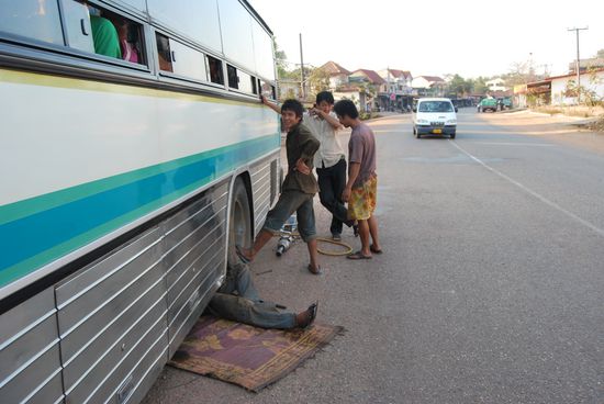 mitten auf der Hauptstrasse