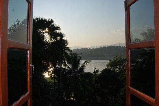 Blick aus unserem Zimmer.....