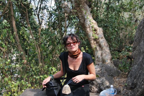 Auf halber Strecke.... auf dem Schoss unsere Opfergabe