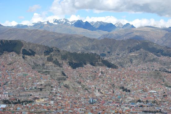 La Paz von oben...