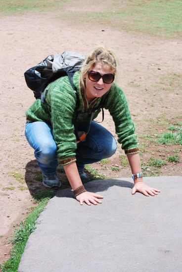 ein "heiliger" Stein von dem Kraefte ausgehen sollen...