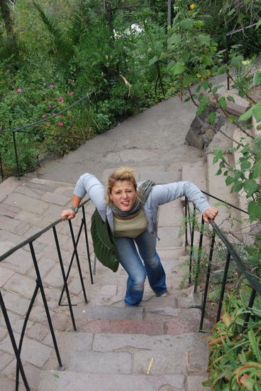 rauf, rauf, immer schön die Treppe rauf!